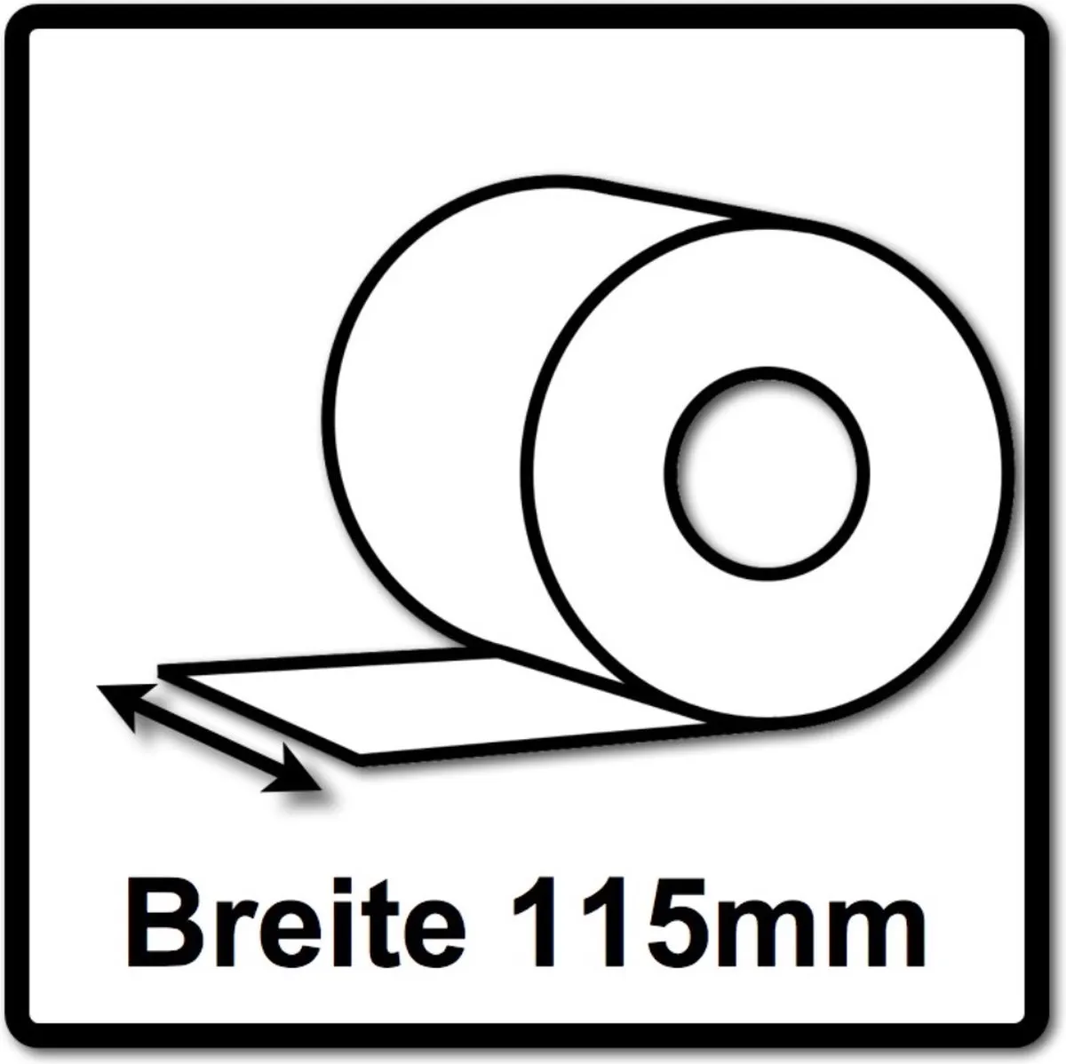Festool P120 GR Handschuurrol 115x25m