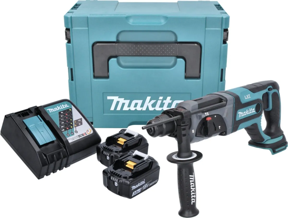 Makita DHR241RFJ Accuboormachine 18V SDS-plus - 2x 3,0Ah + Oplader