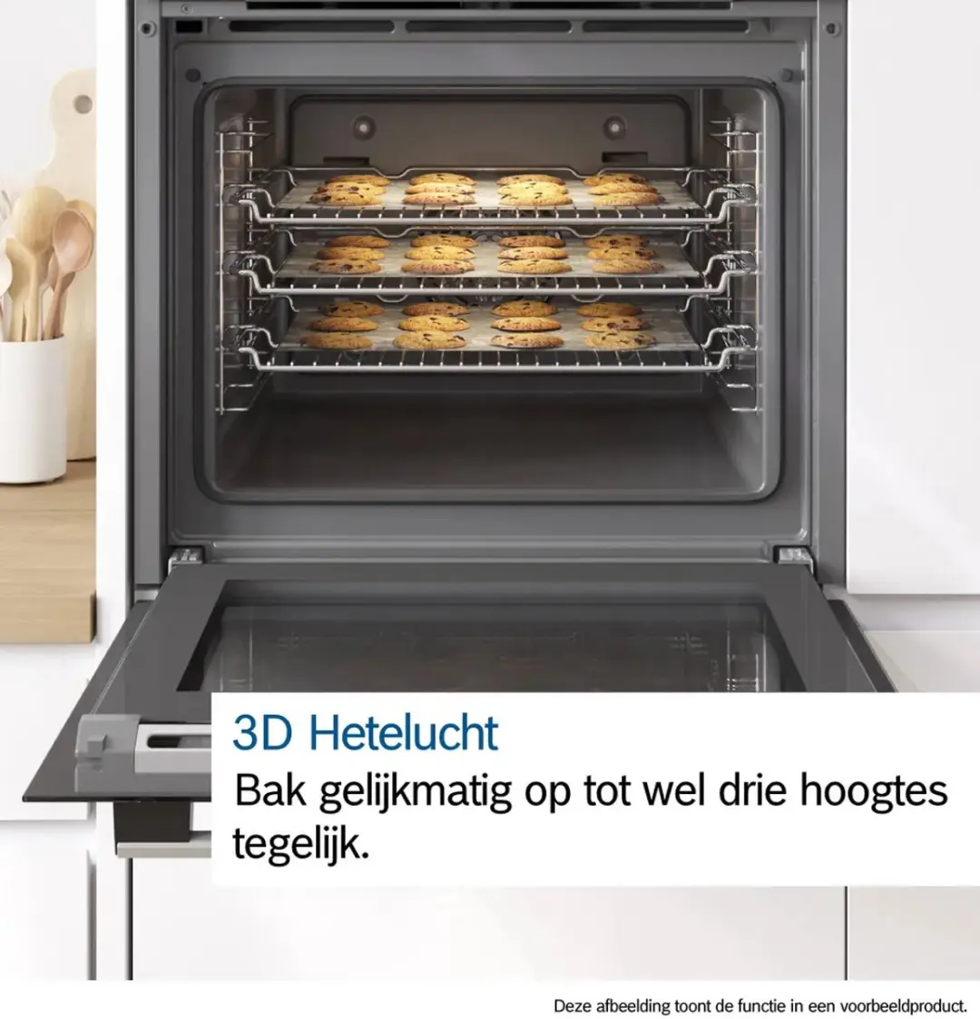 Bosch Serie 4 HQG572EB3 Inbouwoven 71L - Zwart - afbeelding 6 van 6