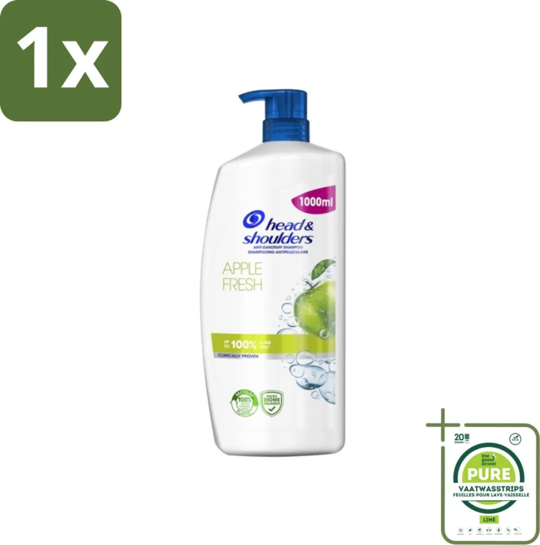 Head & Shoulders Anti-Roos Shampoo Apple Fresh 1000ml