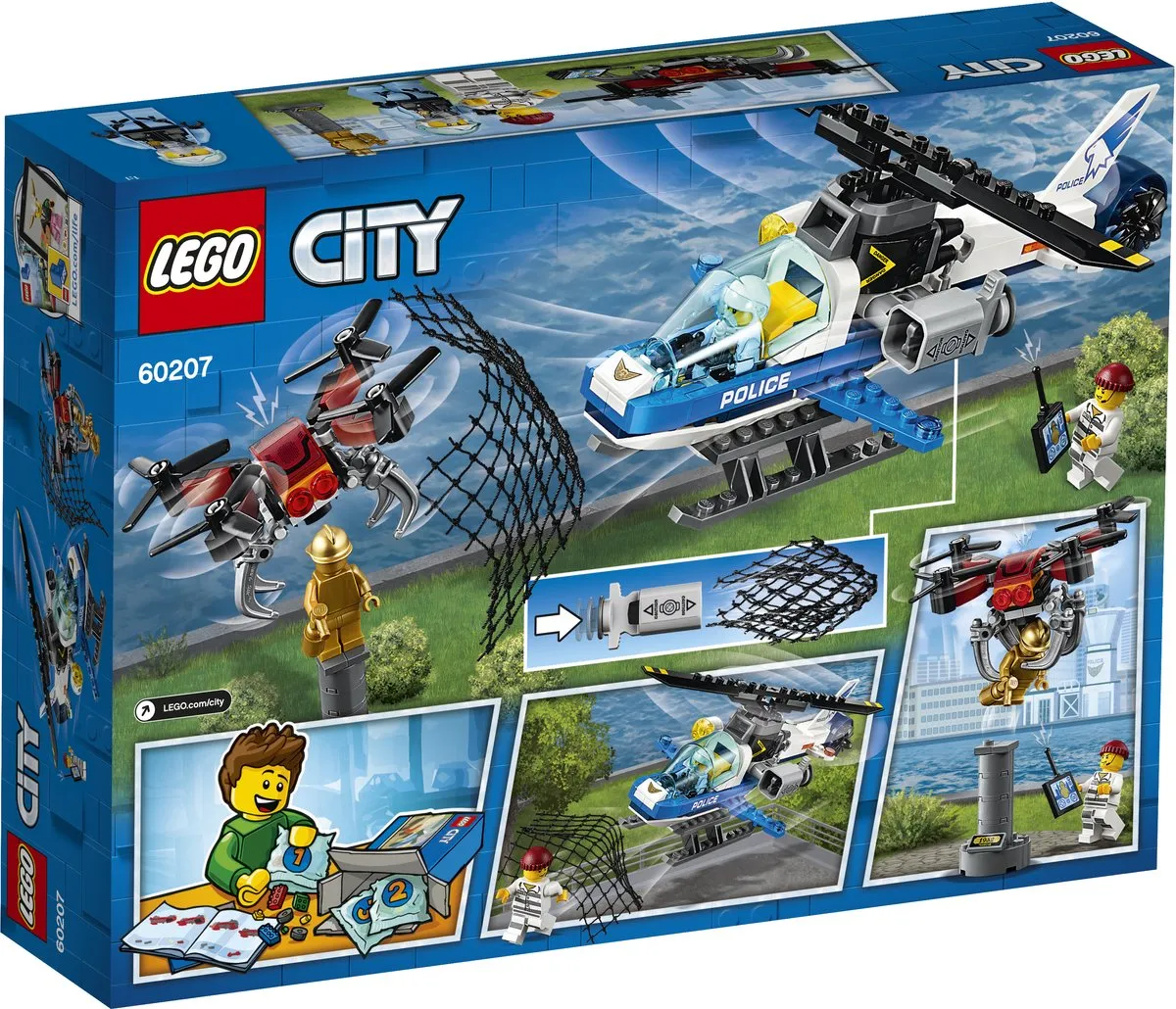 LEGO City Luchtpolitie Drone-achtervolging 60207 - 192 Stukken - afbeelding 6 van 6