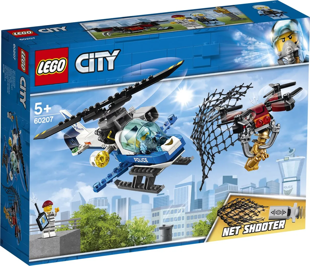 LEGO City Luchtpolitie Drone-achtervolging 60207 - 192 Stukken