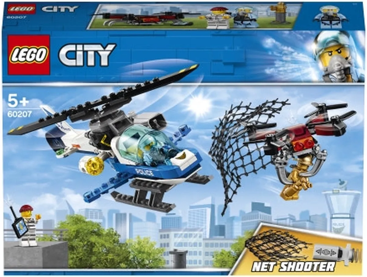 LEGO City Luchtpolitie Drone-achtervolging 60207 - 192 Stukken