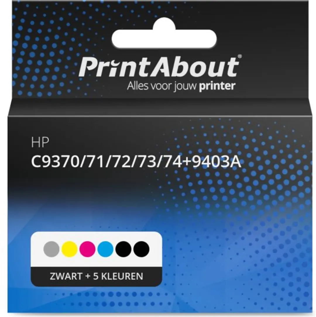 PrintAbout Inktcartridge C9370/71/72/73/74+9403A HP