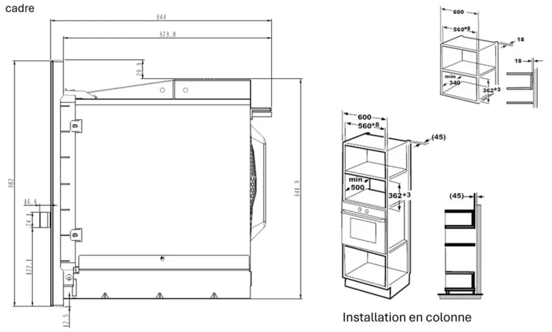 Beko BMOB 20231 X Inbouw Magnetron 20L 800W - Zwart