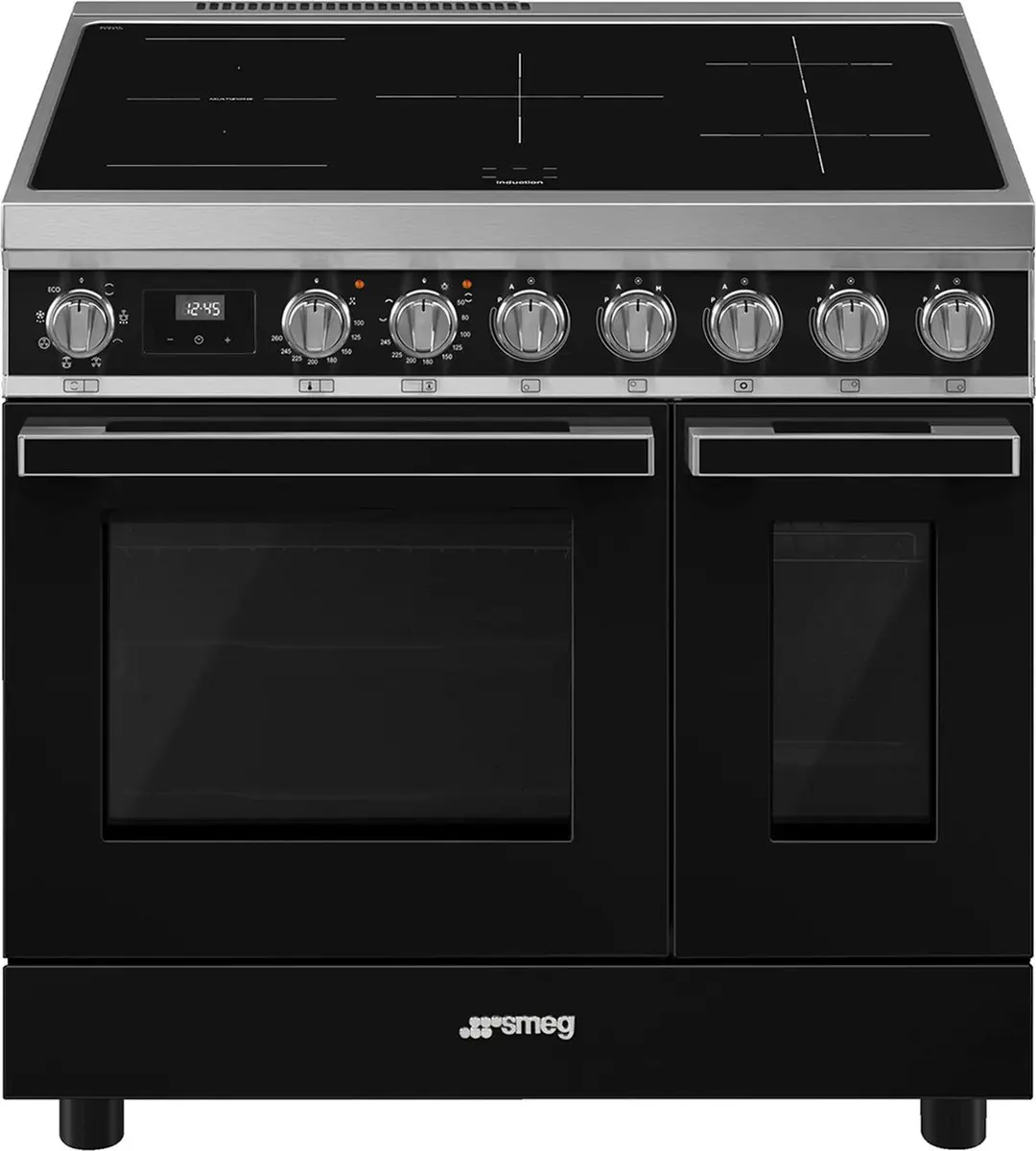 Smeg Portofino CPF92IMBL Inductiefornuis 90cm