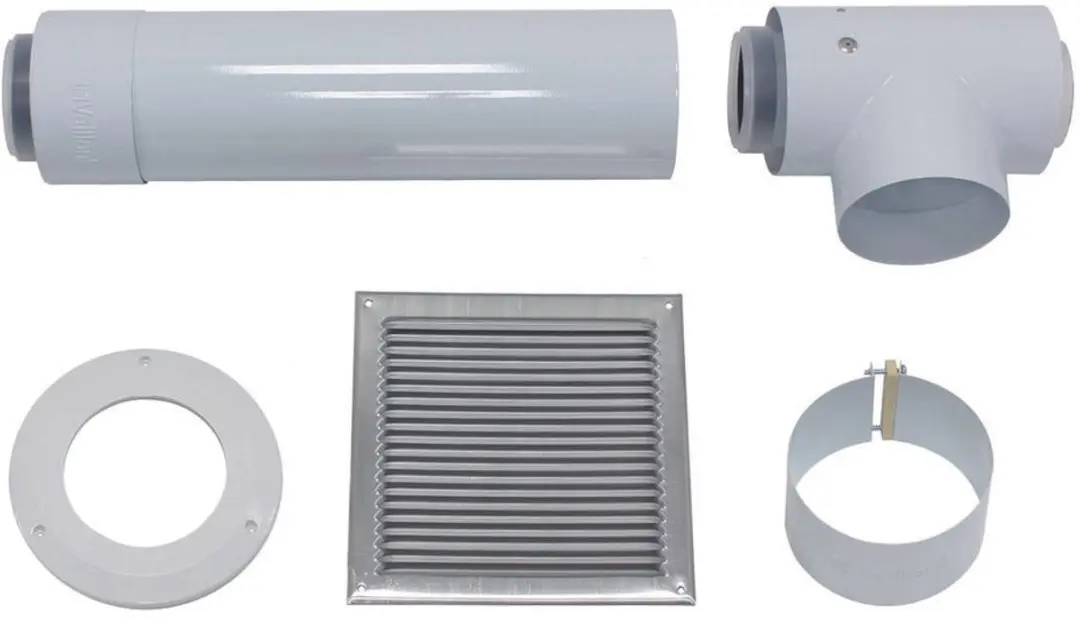 Vaillant Basis-aansluitset Luchttoevoer 80/125mm PP