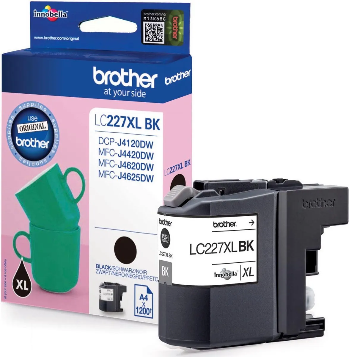 Brother LC227XLBK Compatibele Inktcartridge Zwart