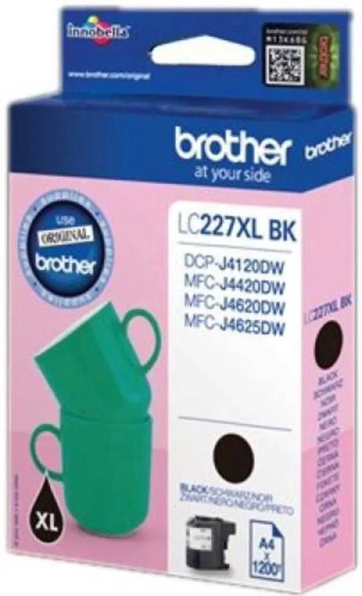 Brother LC227XLBK Compatibele Inktcartridge Zwart