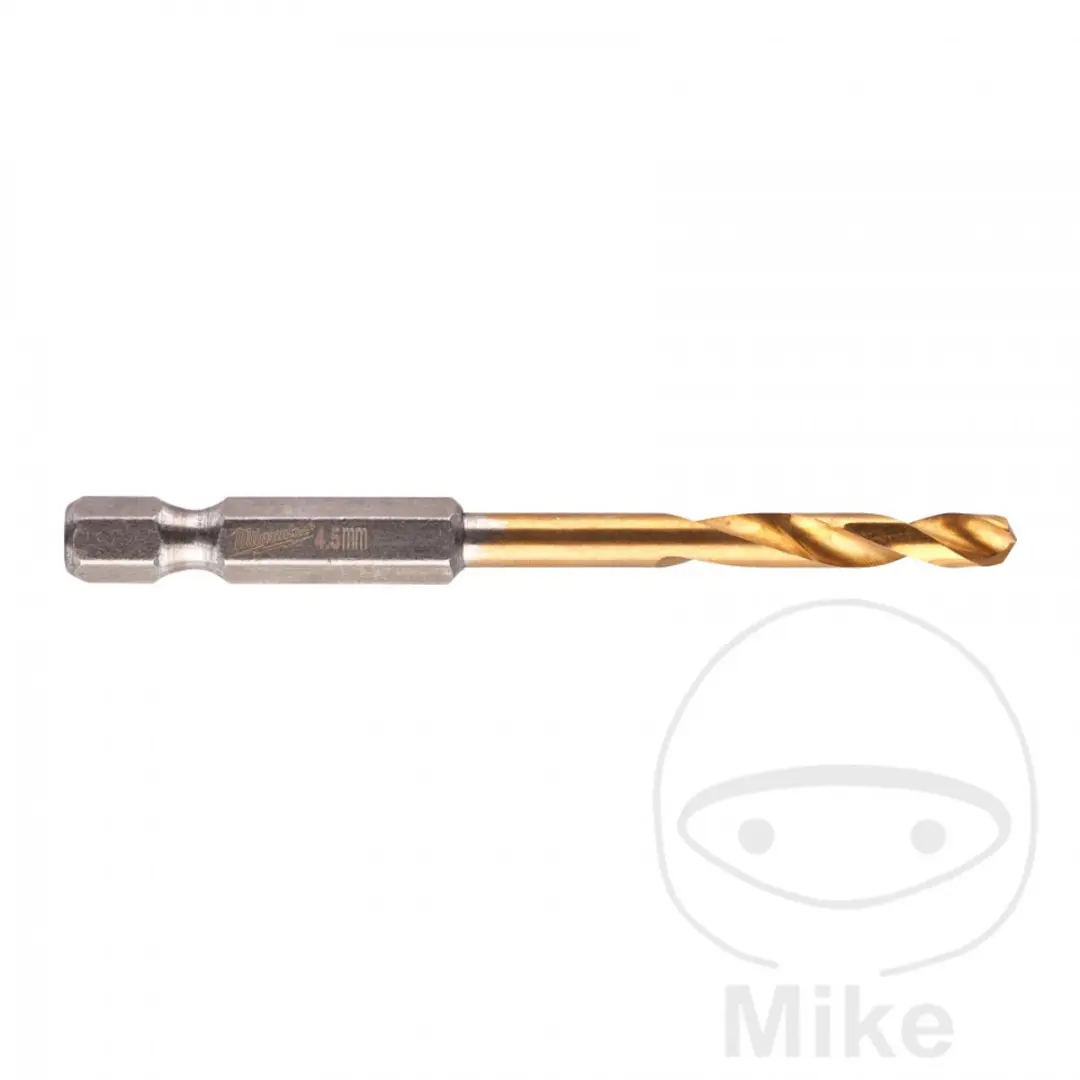 Milwaukee Metaalboor Shockwave HSS-G TiN 4,5mm - 48894710