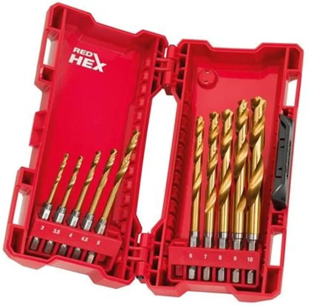 Milwaukee Metaalborenset Shockwave 10-delig