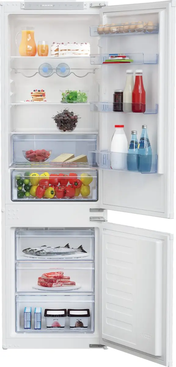 Beko BCSA285E4SN Koel-vriescombinatie Inbouw 271L