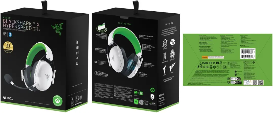 Razer BlackShark V3 X HyperSpeed Gaming Headset Wit - afbeelding 6 van 6