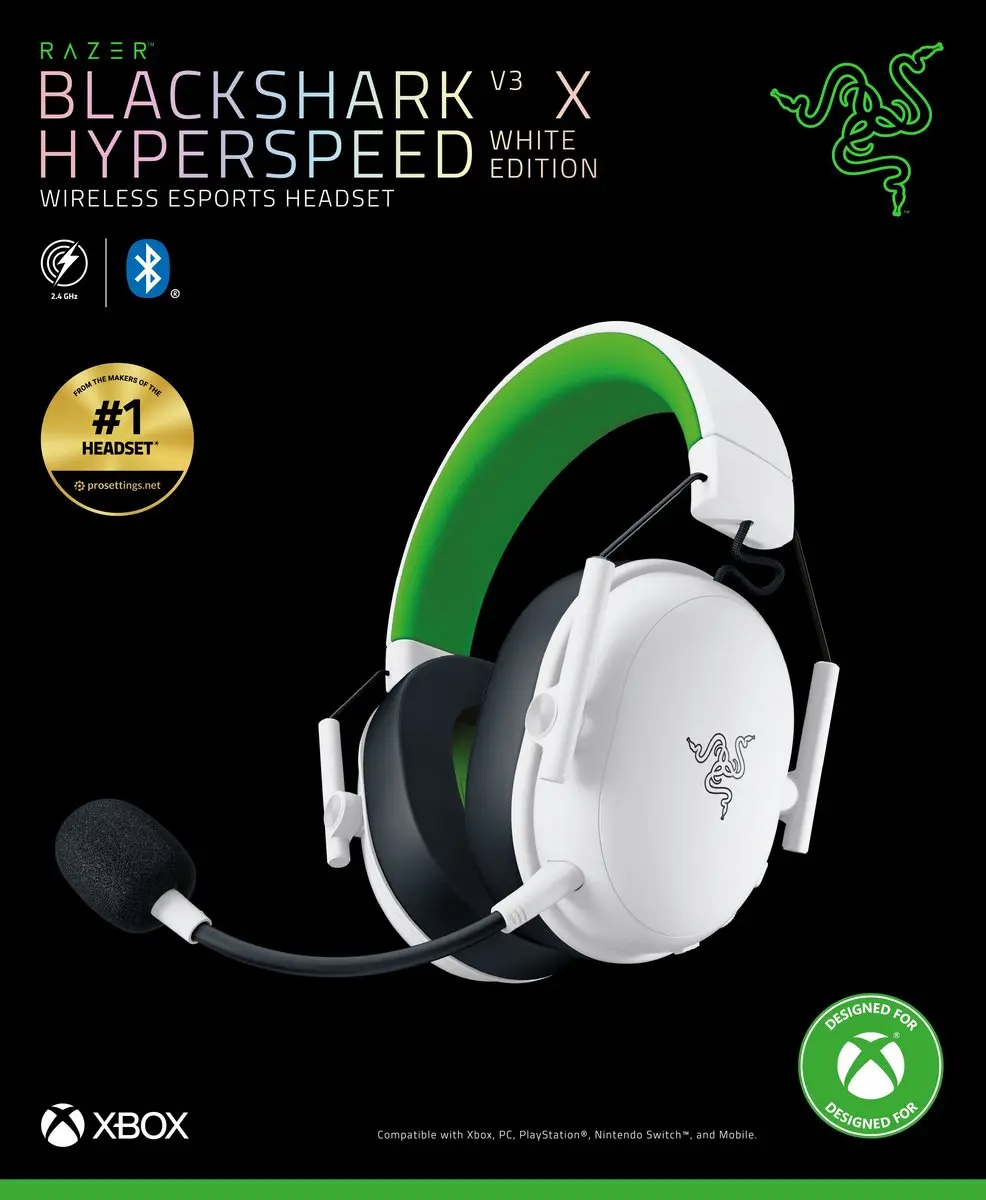 Razer BlackShark V3 X HyperSpeed Gaming Headset Wit