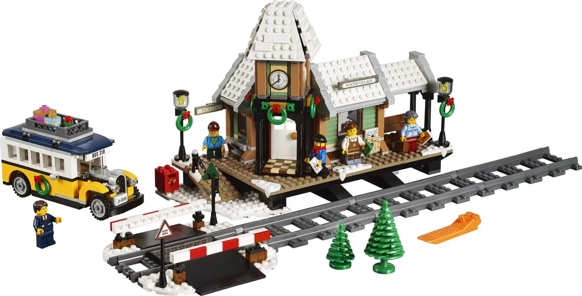 LEGO Creator Expert Winterdorp Station 10259 - 902 Stukken