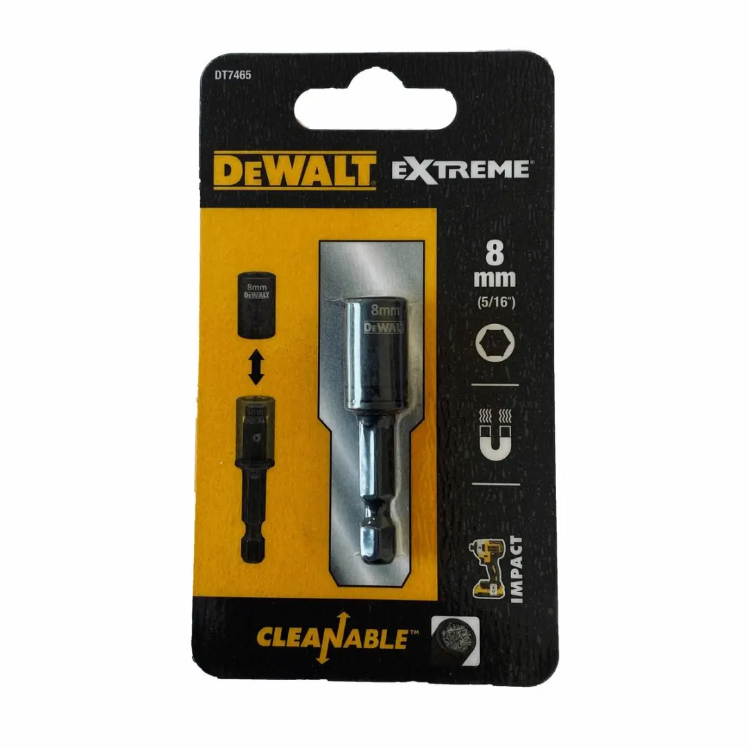 DeWalt Extreem Serie Magnetische Slagmoer 8mm