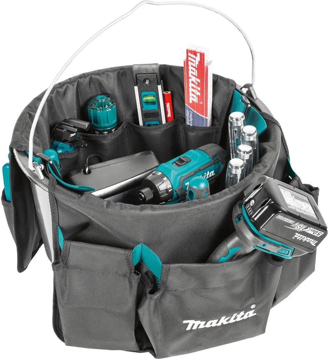 Makita E-15497 Gereedschapstas voor emmer 320x470mm - Blauw/Zwart
