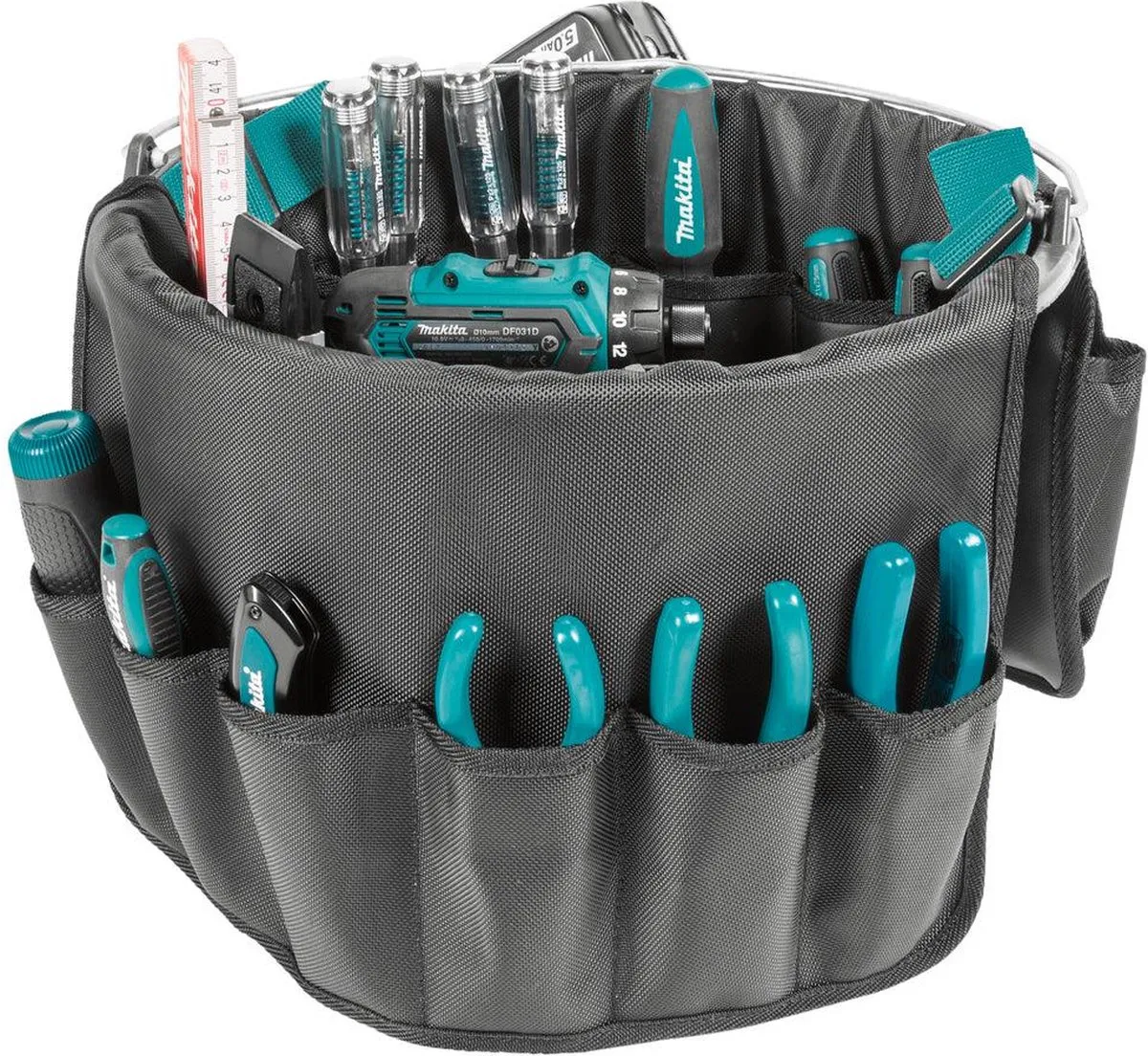 Makita E-15497 Gereedschapstas voor emmer 320x470mm - Blauw/Zwart
