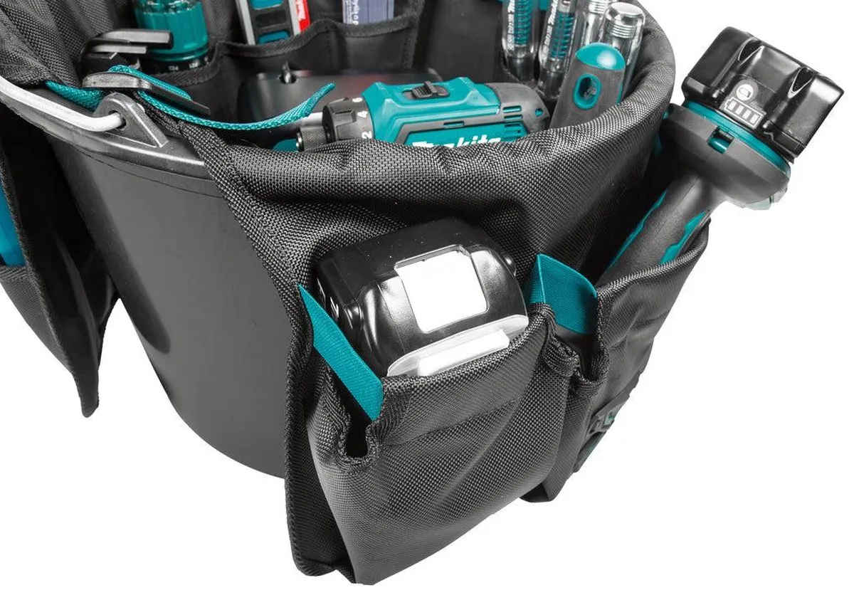 Makita E-15497 Gereedschapstas voor emmer 320x470mm - Blauw/Zwart