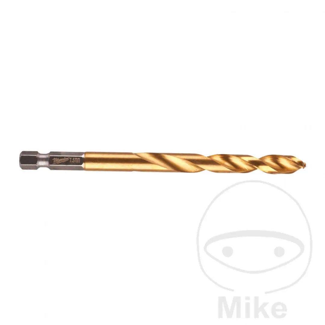 Milwaukee Metaalboor Shockwave HSS-G TiN 7,5mm - 48894718