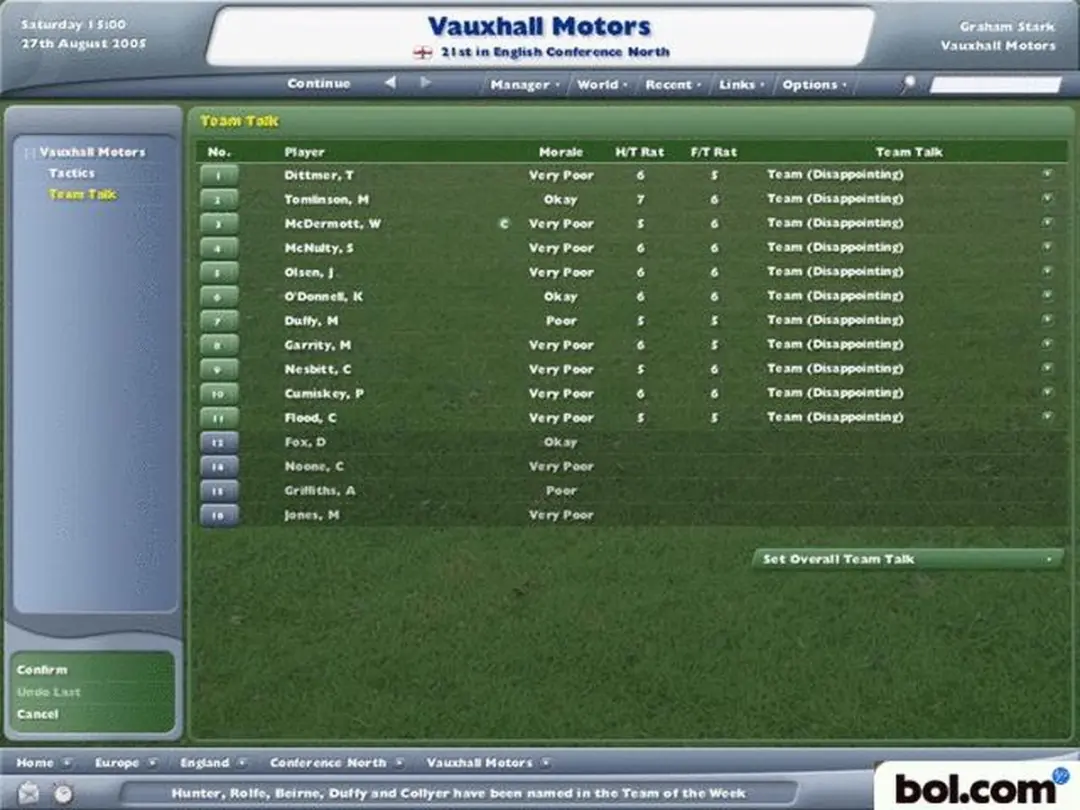 Sega Football Manager 2006
