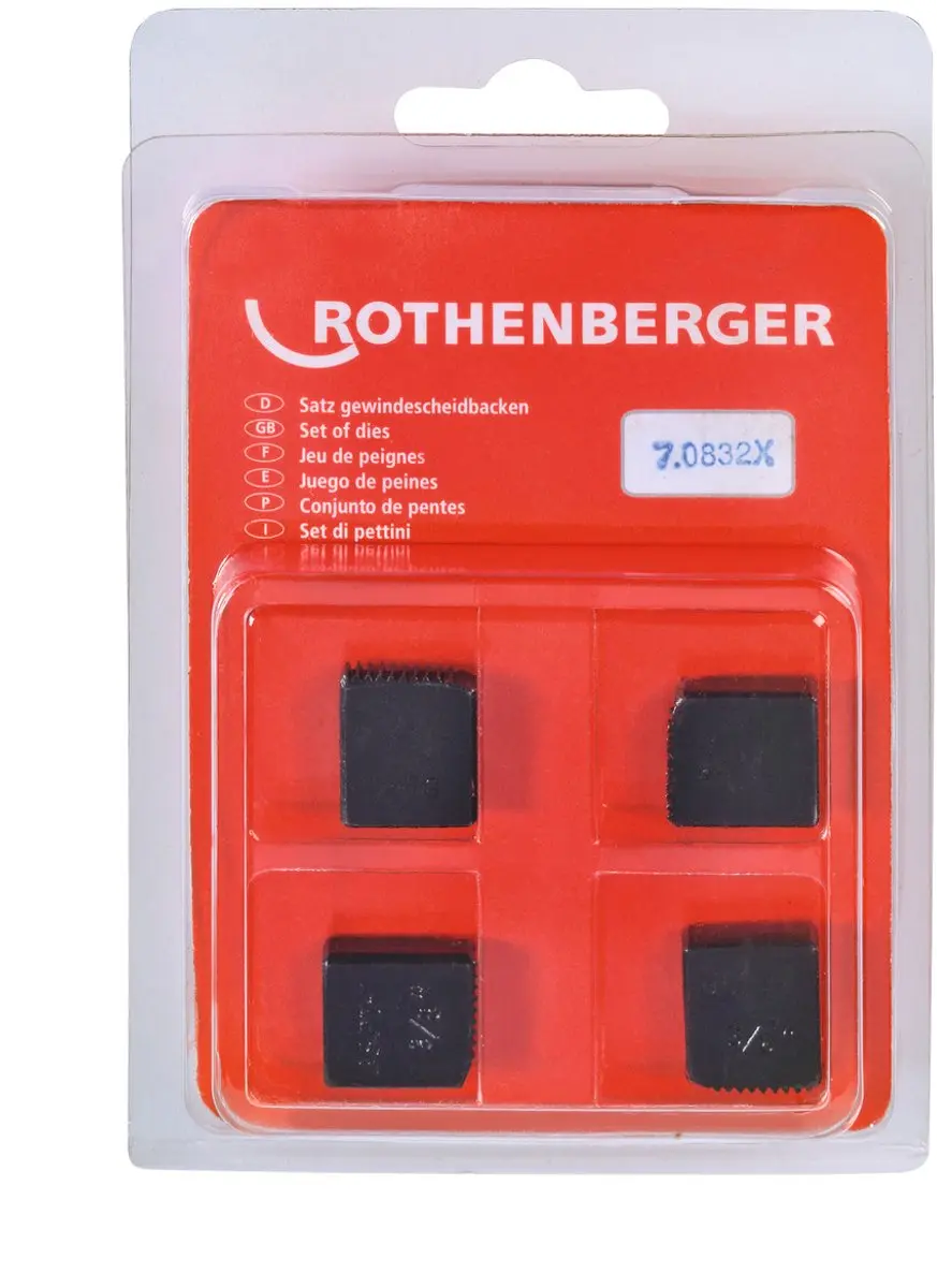 Rothenberger 4x SC Snijbek BSPT R 3/8"