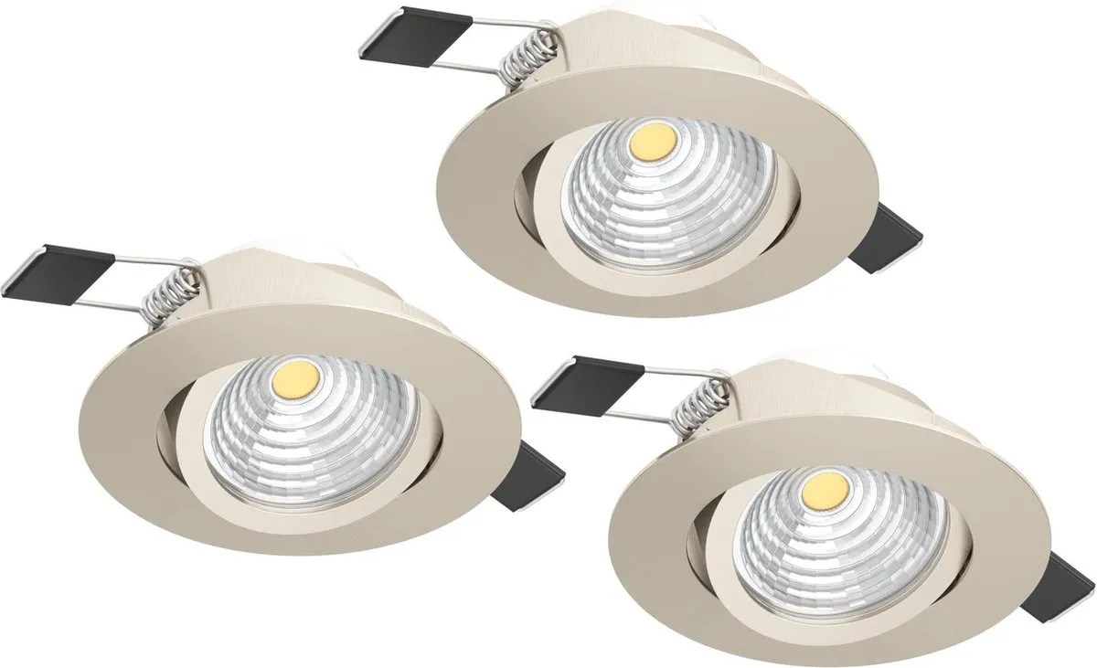 Eglo Saliceto Inbouwspot LED Ø8.8cm Grijs