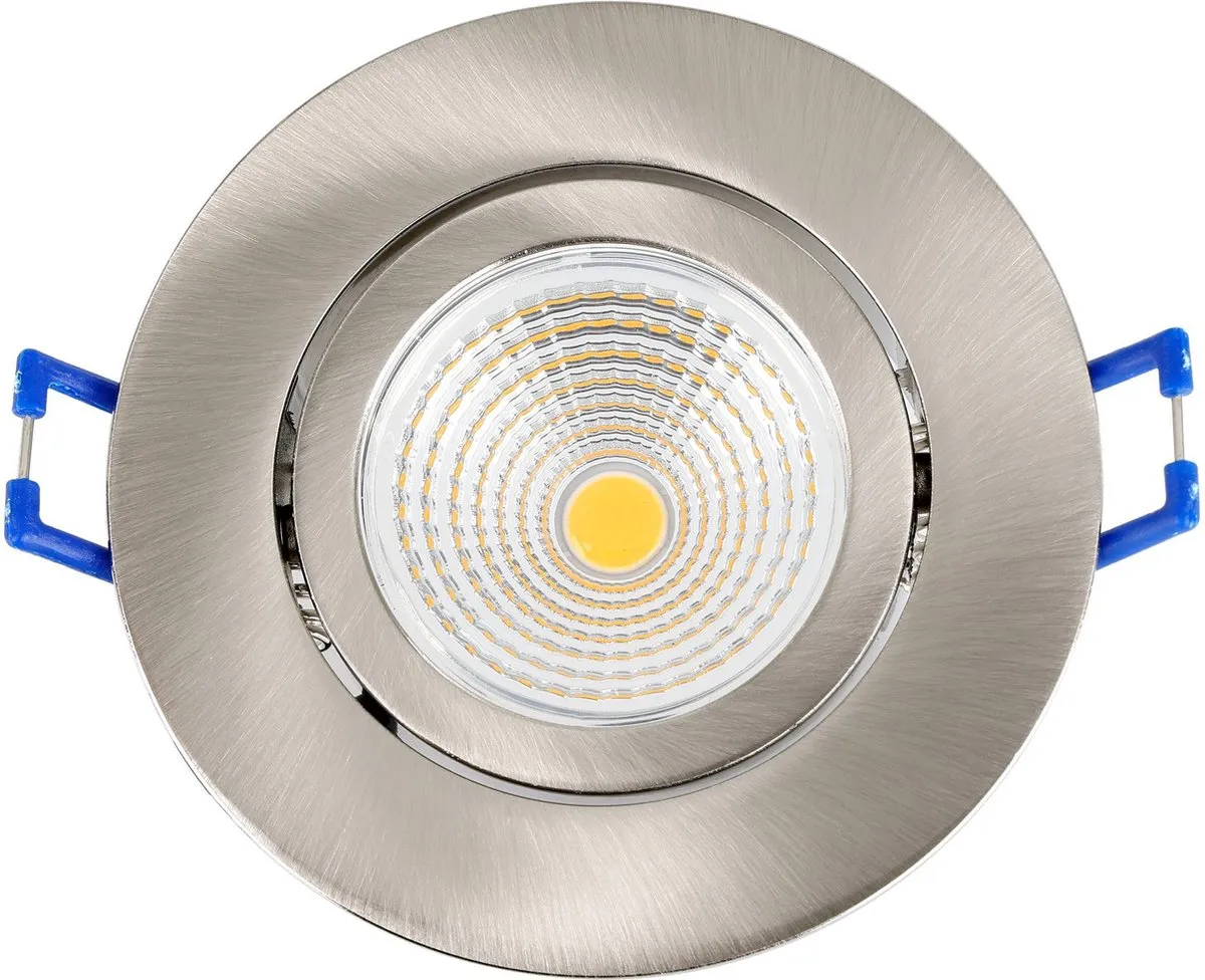 Eglo Saliceto Inbouwspot LED Ø8.8cm Grijs - Set van 3