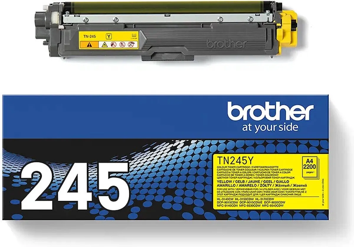 Brother TN-245Y Toner Geel - 2200 Pagina's