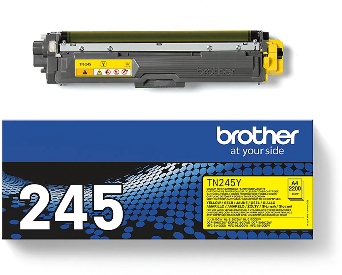 Brother TN-245Y Toner Geel - 2200 Pagina's
