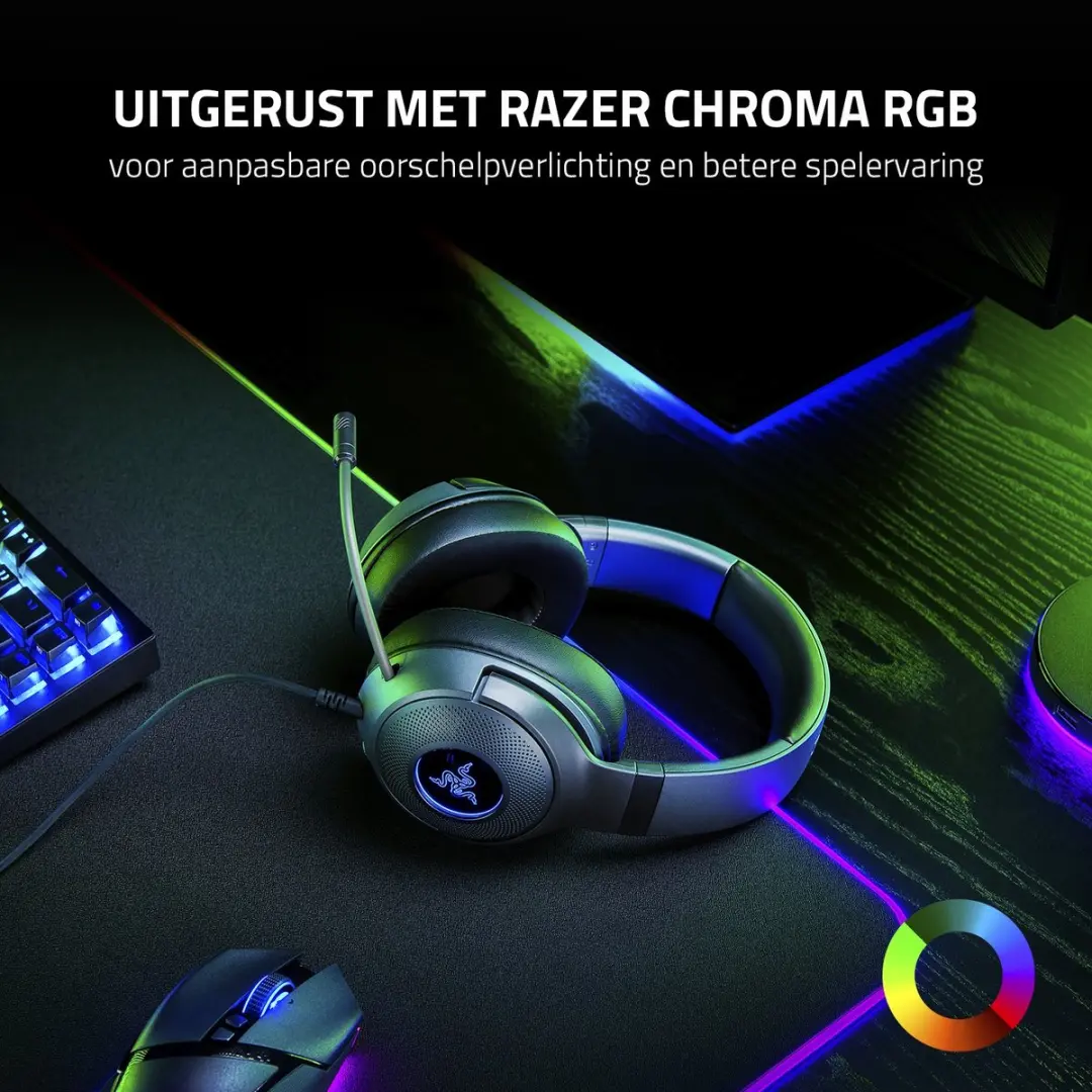 Razer Kraken V3 X USB Gaming Headset - Zwart