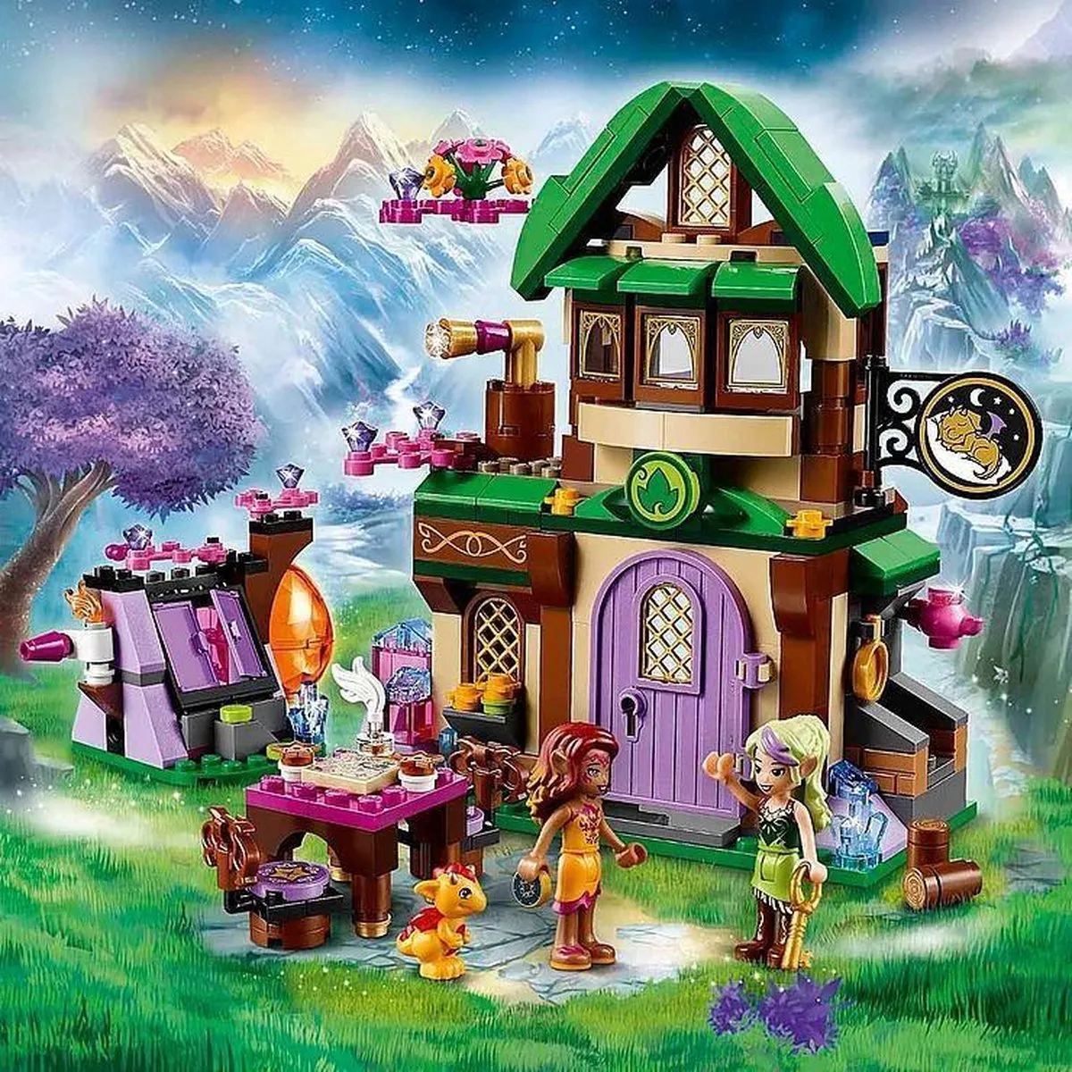 LEGO Elves De Starlight Herberg 41174 - 343 Stenen - 2 Minifiguren