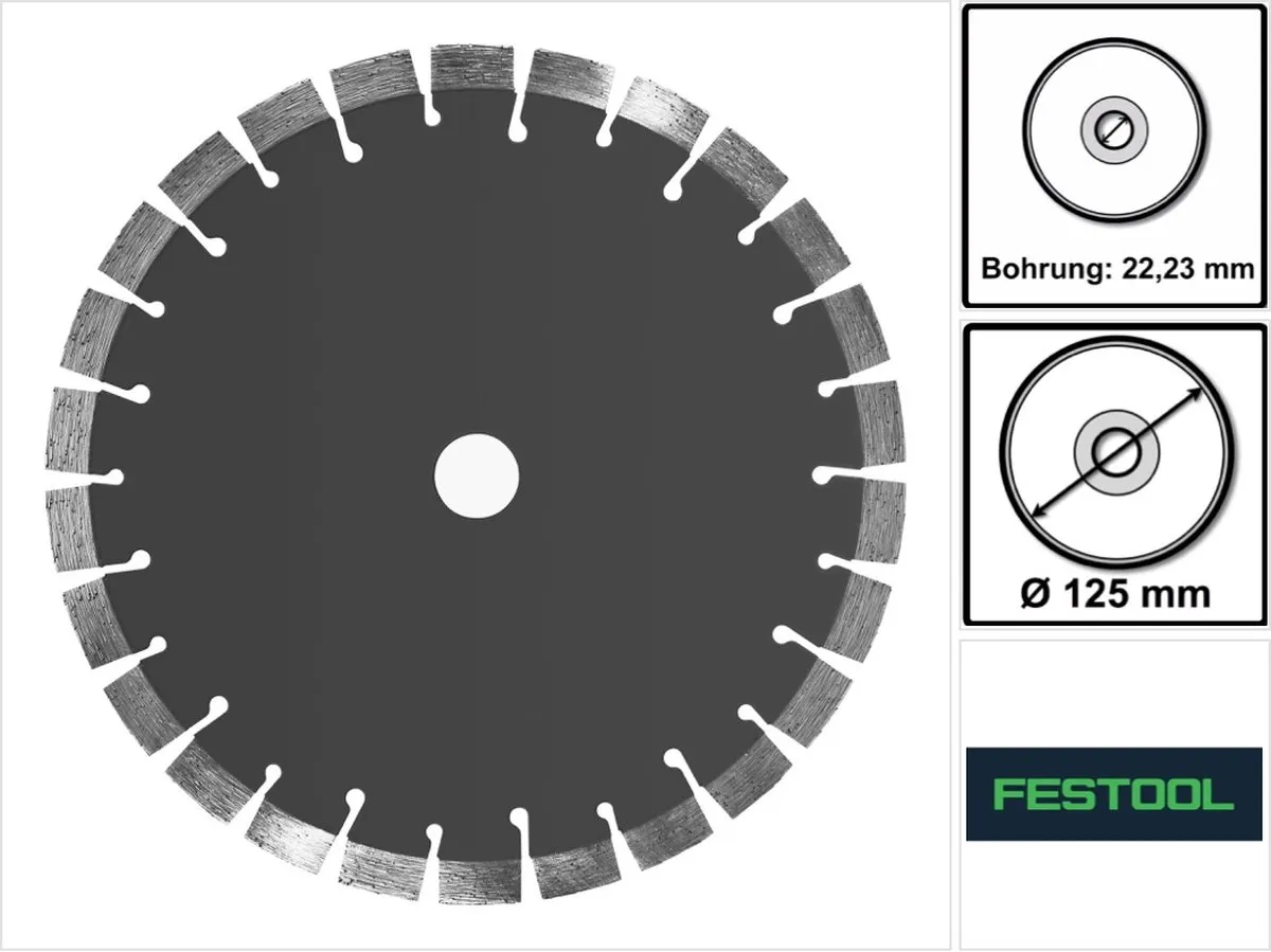Festool C-D 125 PREMIUM Diamantschijf 125mm - afbeelding 6 van 6