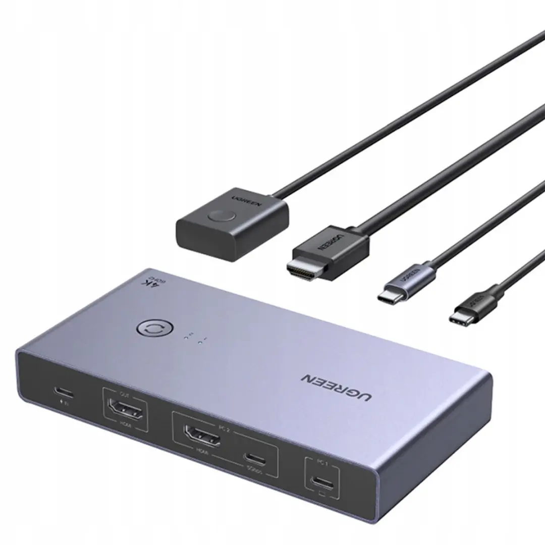 Ugreen CM731 KVM-switch 2-in-1 USB-C HDMI