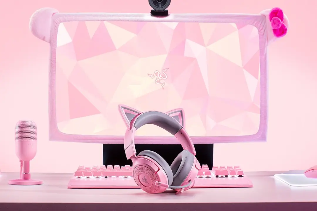 Razer Kraken Kitty V3 X Gaming Headset RZ04-05350100-R3M1 - Roze - afbeelding 6 van 6
