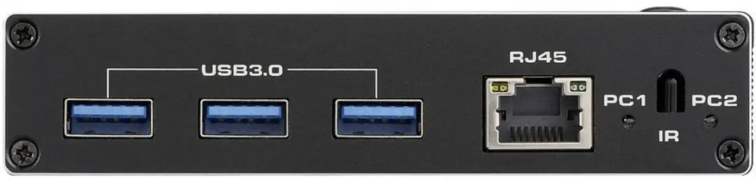 SpeaKa Professional SP-13724440 HDMI 2.1 KVM Switch 2x1 - 4K@60Hz - Zwart