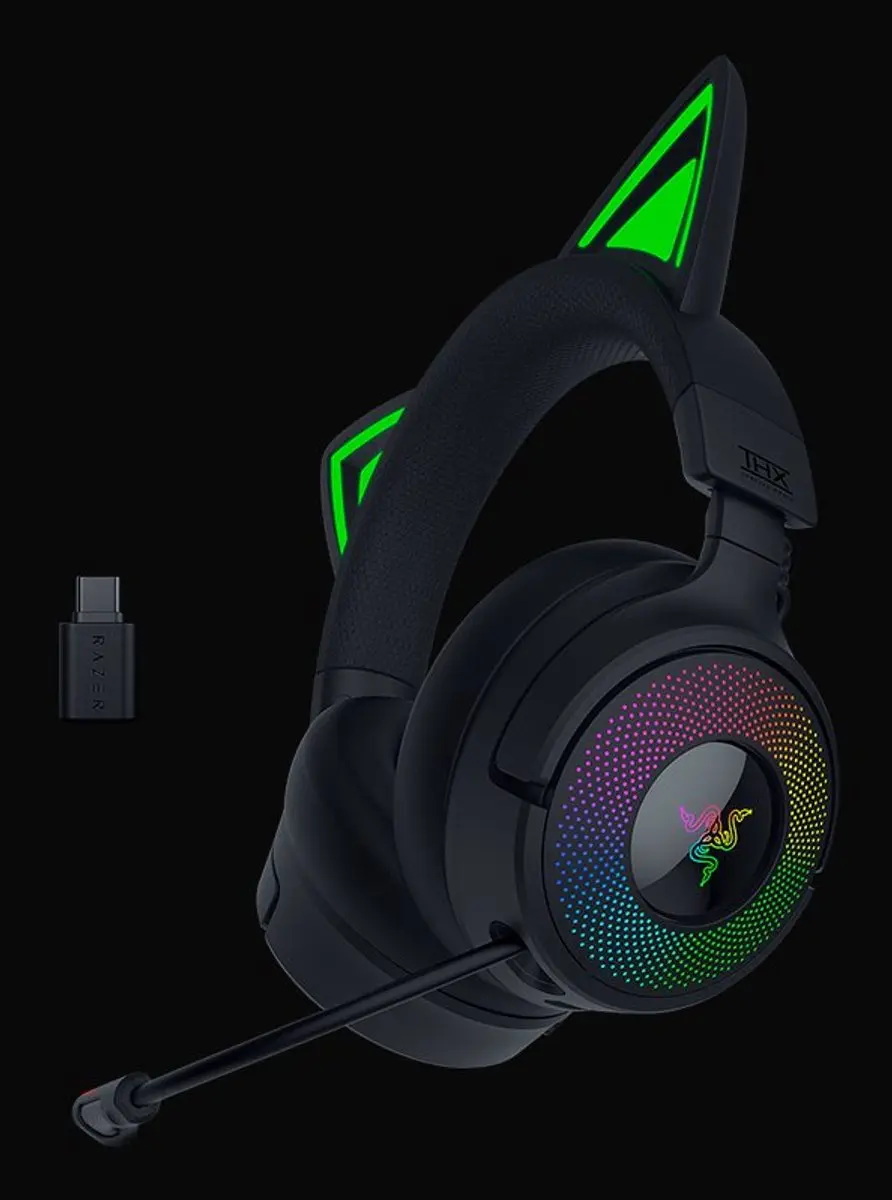 Razer Kraken Kitty V3 Pro RZ04-05170300-R3M1 Gamingheadset - 70 Uur - Multicolor