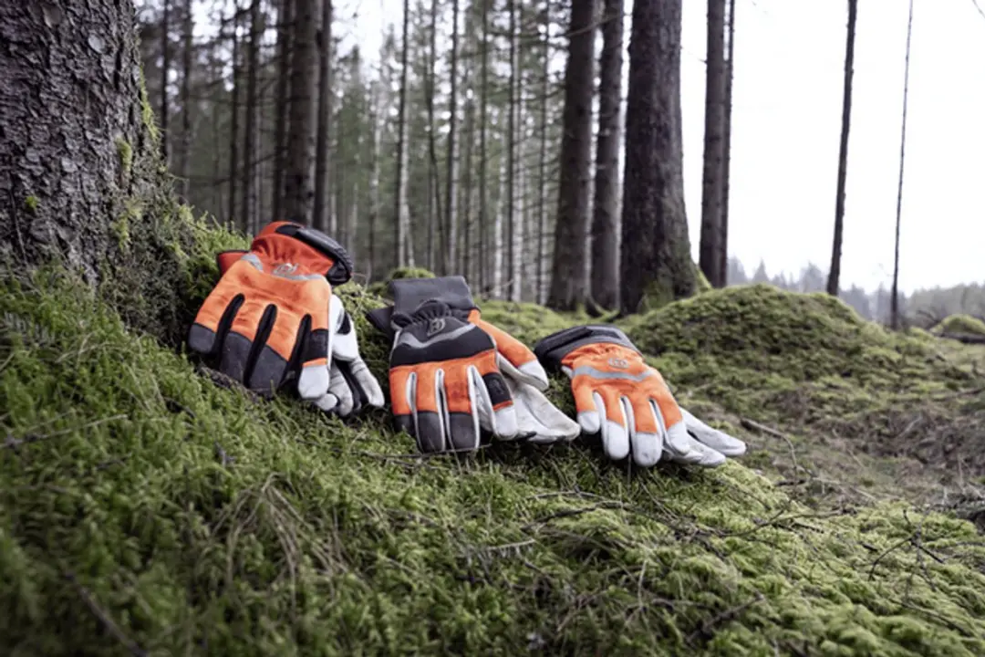 Husqvarna Classic Werkhandschoenen Leer - Maat 10 - Wit/Zwart