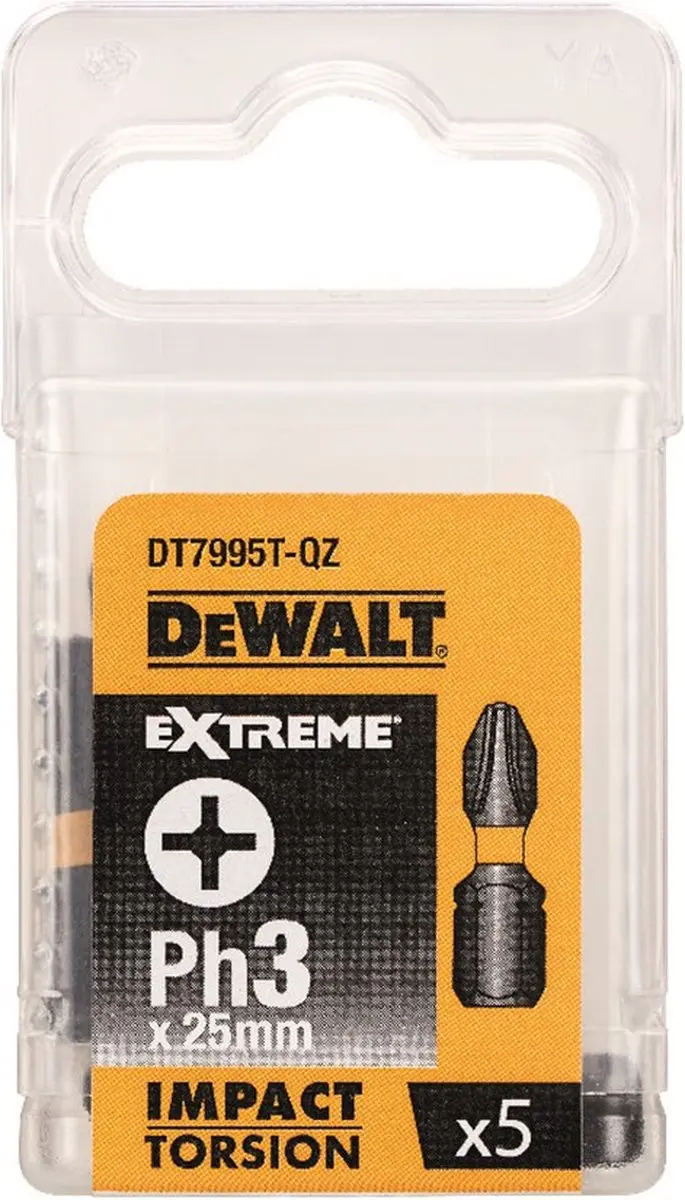 DeWalt DT7995T Extreme Impact Torsion Schroefbits PH3 25mm