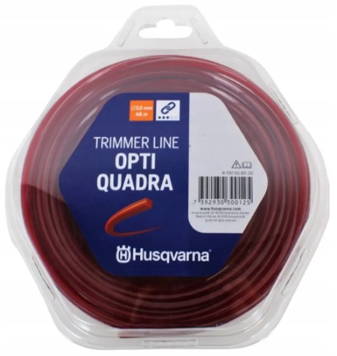 Husqvarna OPTI Quadra Grastrimmerlijn 3,0mm x 48m