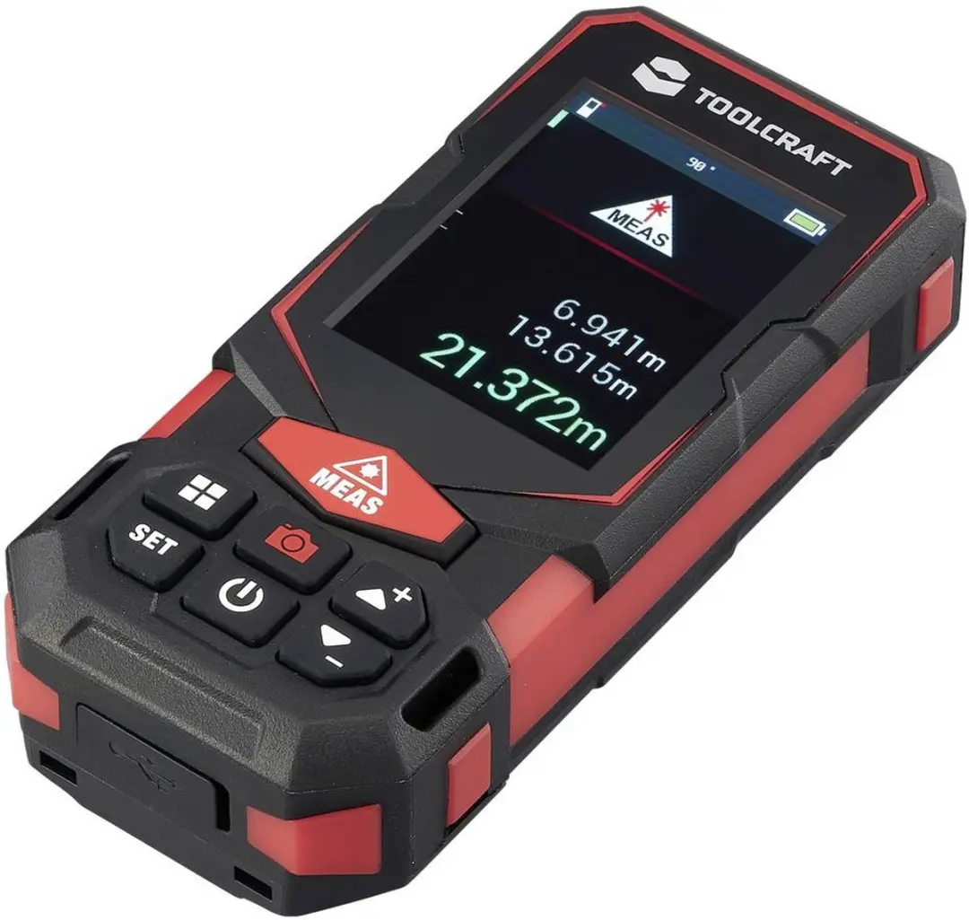 TOOLCRAFT Laserafstandsmeter 150m - P2P Vizier & Tas