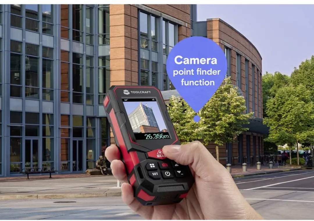 TOOLCRAFT Laserafstandsmeter 150m - P2P Vizier & Tas