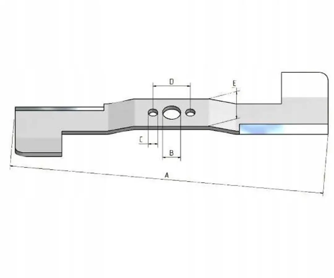 Stiga Grasmaaiermessen 122cm - 2 Stuks