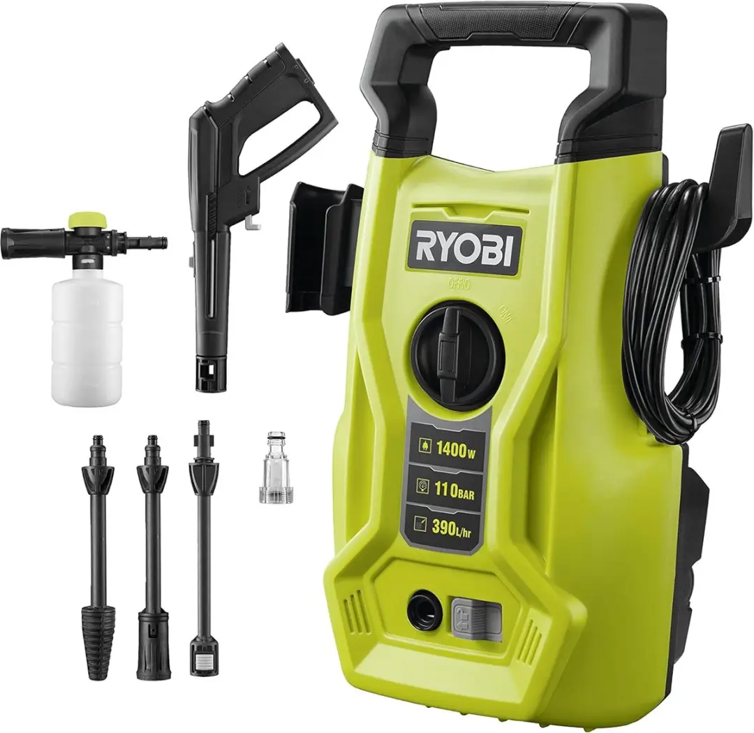 Ryobi RY110PWA Hogedrukreiniger 1400W