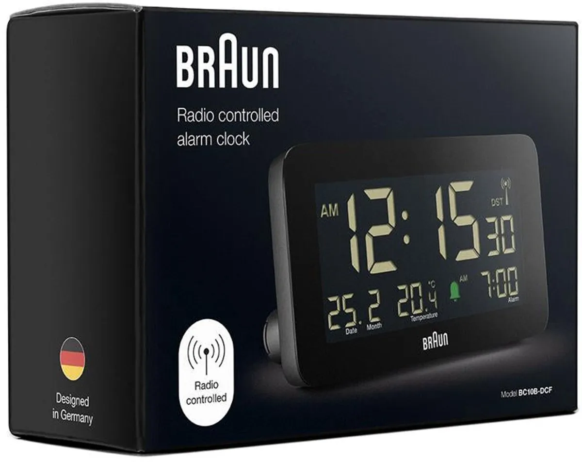 Braun BC10B-DCF Digitaal Radiowekker - Zwart