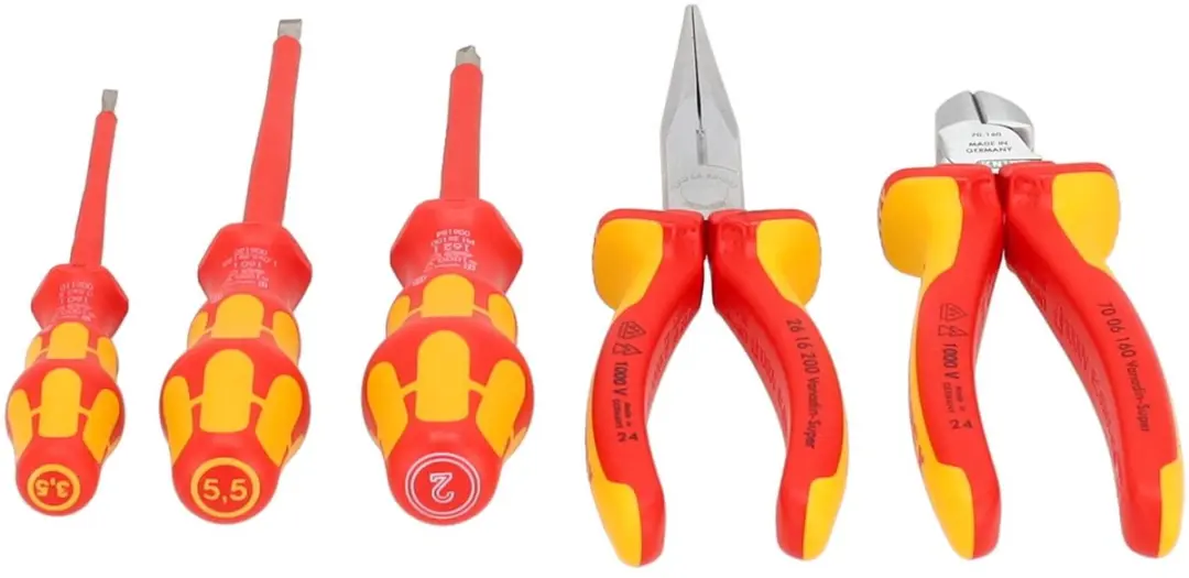 Knipex VDE Gereedschapsset 5-delig 00 20 13 - Zwart/Wit