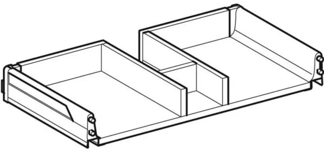Geberit Lade met wastafeluitsparing 700mm