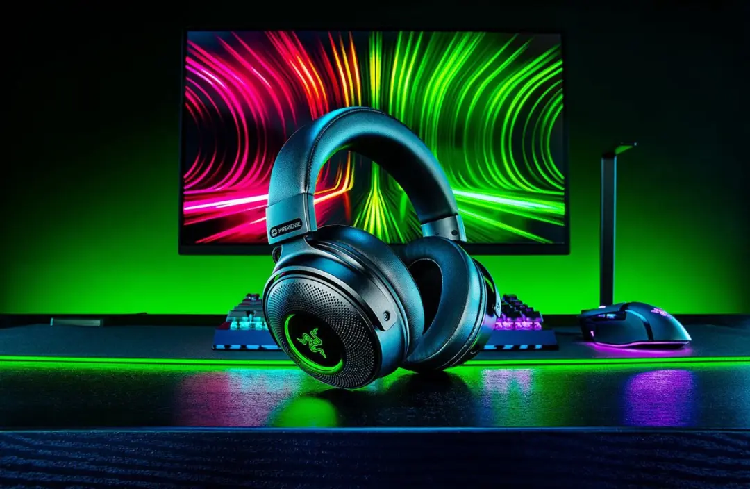 Razer Kraken V3 Pro RZ04-03460100-R3M1 Draadloze Gaming Headset - Zwart - afbeelding 6 van 6
