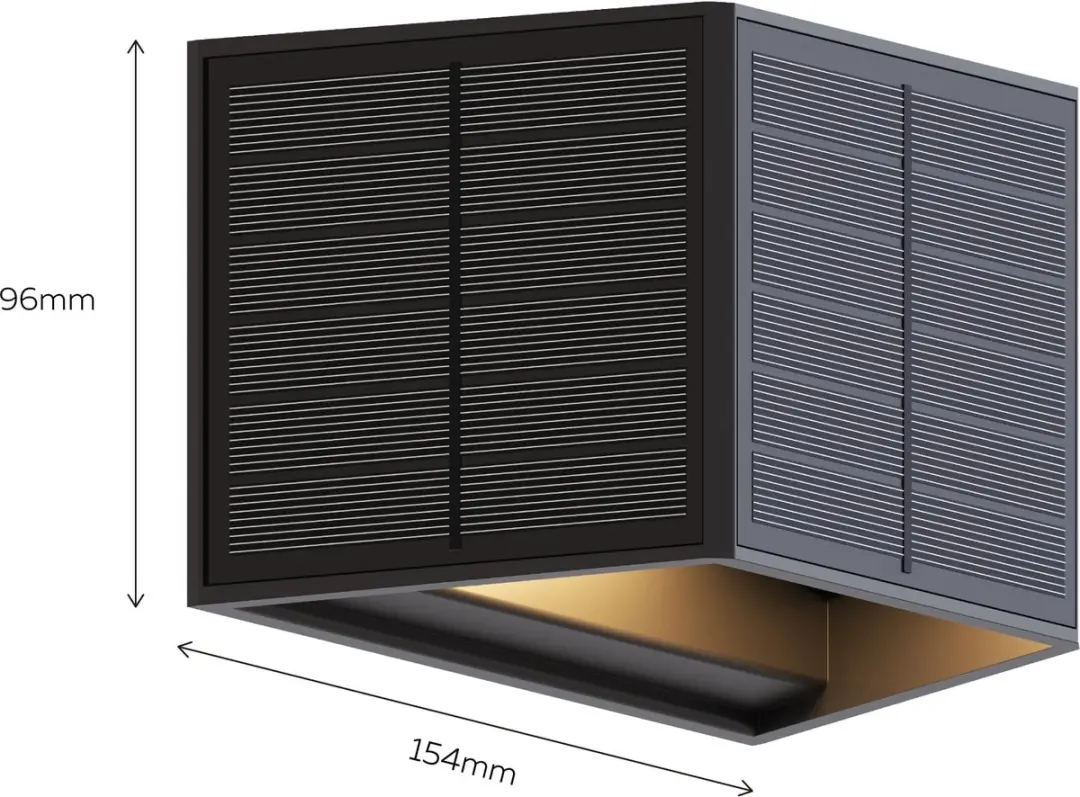 Calex Caserta Solar Wandlamp 8 Stuks