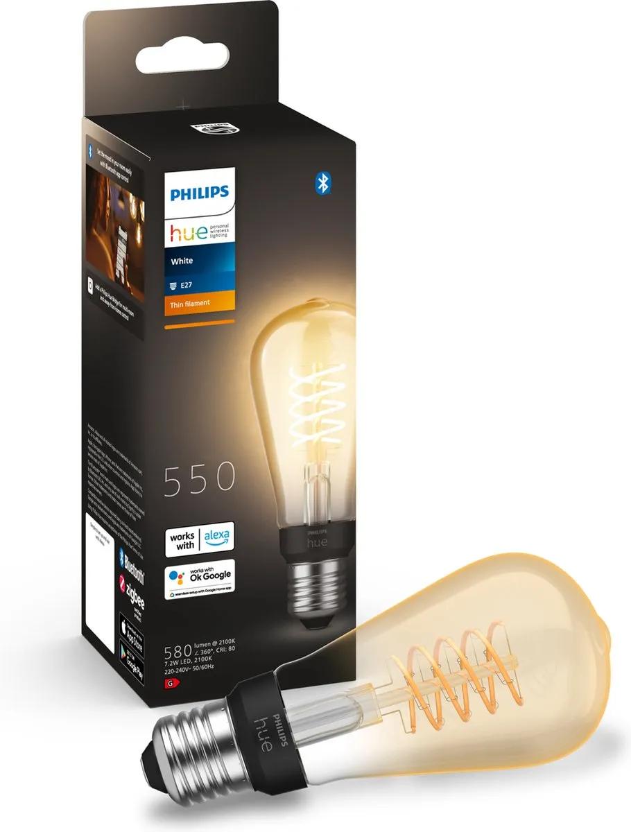 Philips Hue ST64 Edison Goudkleurig